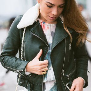 GREEN BOMBER JACKET